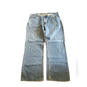 Mens Route 66 Original Clothing Co blue jeans Bootcut size 42x32 medium wash